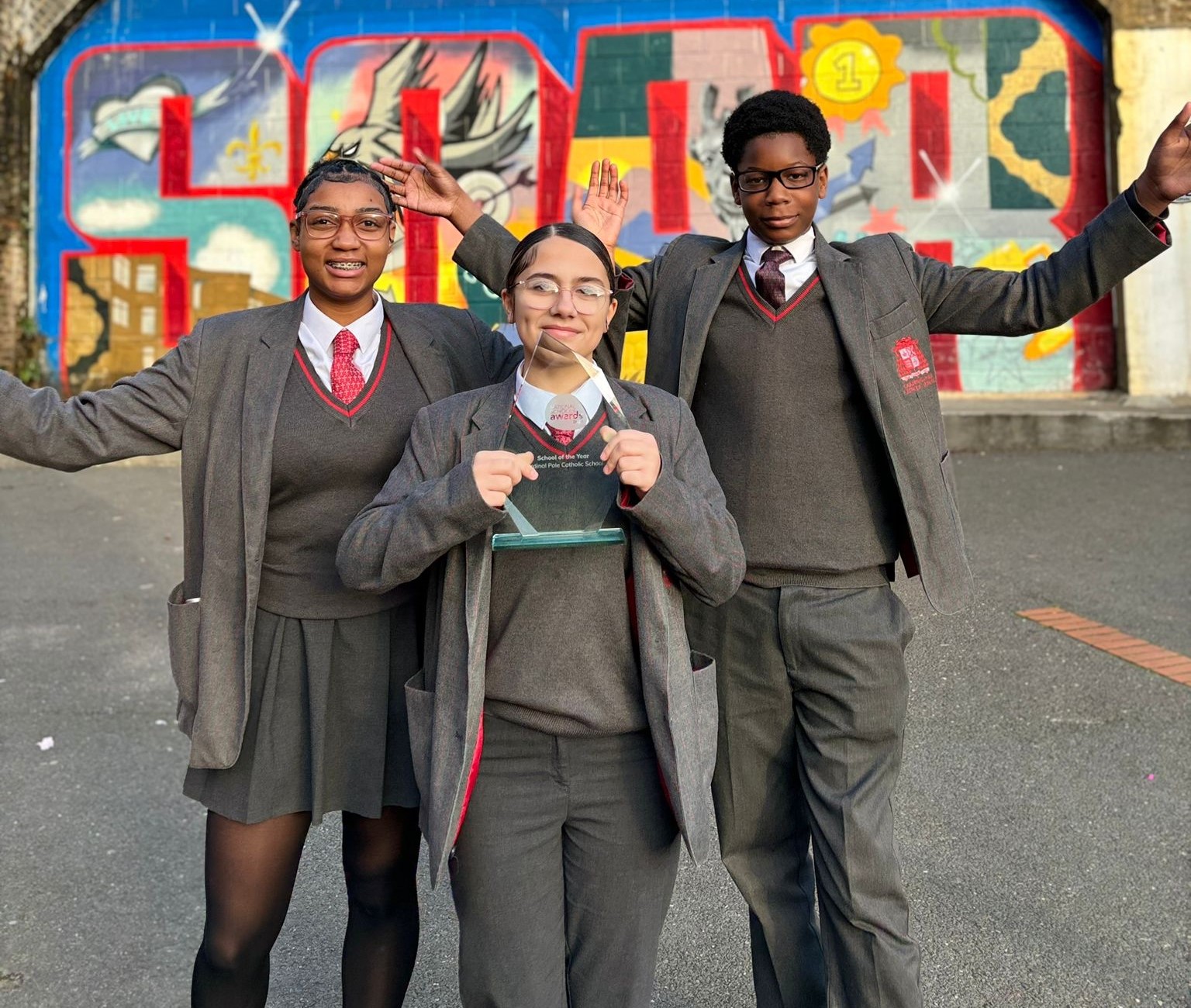 Cardinal Pole Wins School of the Year Award